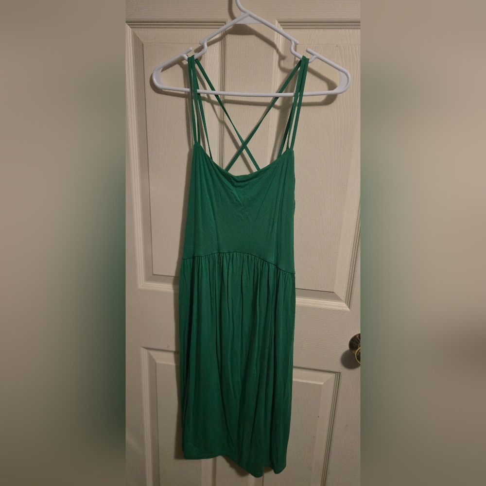 Wild Fable Emerald Green Mini Dress